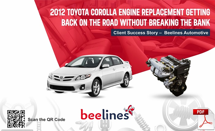 2012 Toyota Corolla Engine Replacement Getting Back On The Road Without Breaking The Bank
